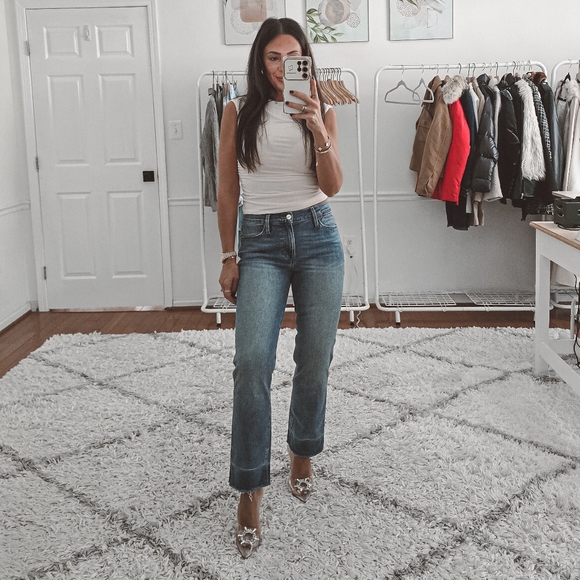 Frame Denim Denim - Frame Le High Straight Leg Crop Jeans Size 26